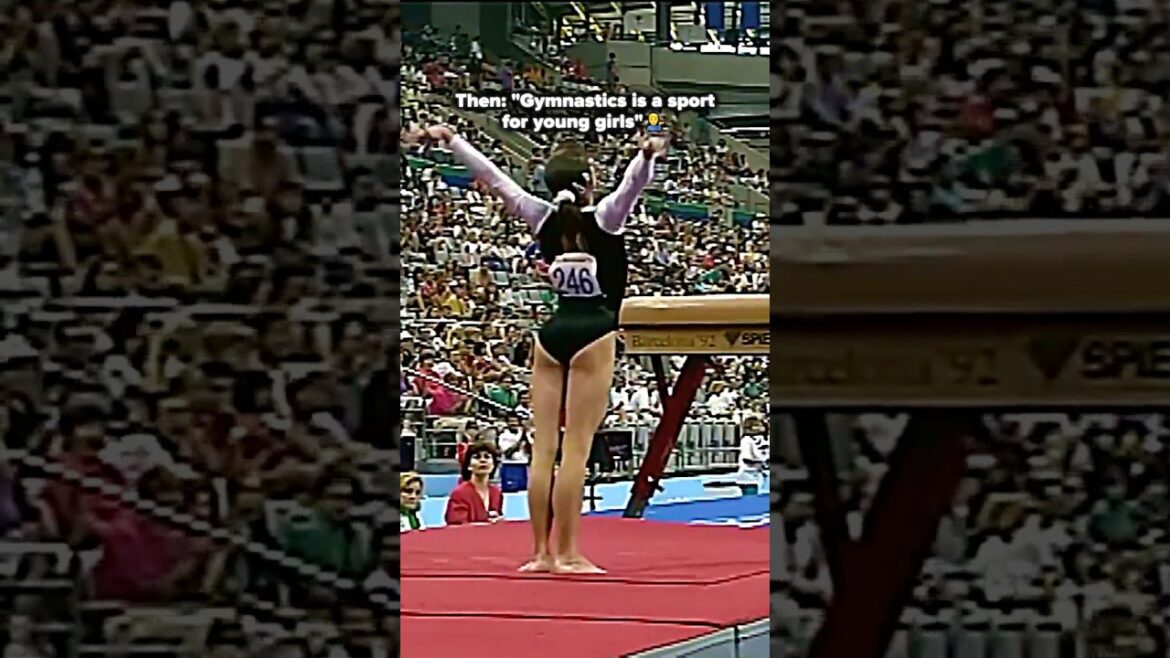 Same girl over 30 years apart🤯 #gymnstics #vault #ageisjustanumber #thenvsnow #olympics Same girl over 30 years apart🤯 #gymnstics #vault #ageisjustanumber #thenvsnow #olympics