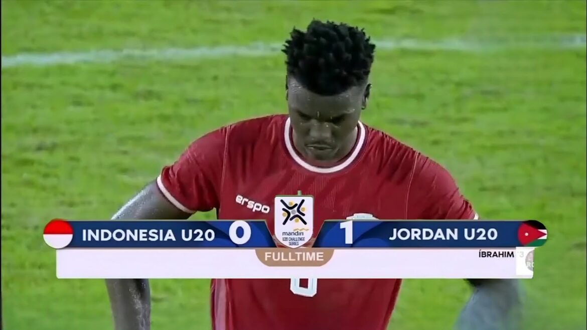 Full Highlight Indonesia vs Jordan (0-1) !! Mandiri U20 Challenge Series | Camera fans