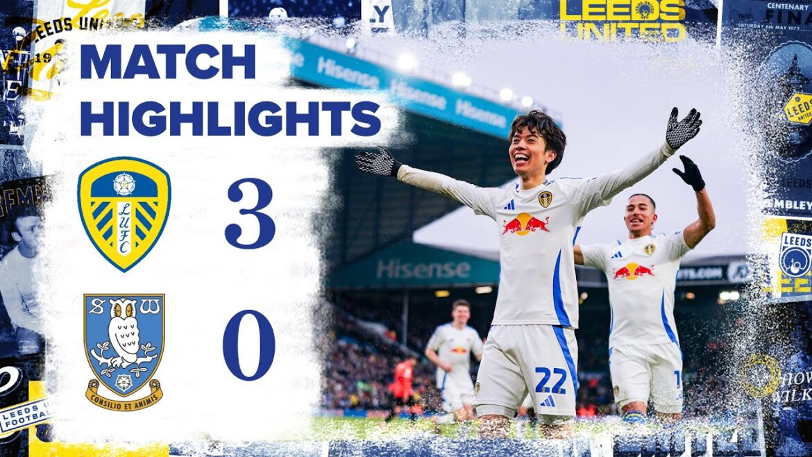 Highlights | Leeds United 3-0 Sheffield Wednesday | Superb Tanaka flick in Yorkshire derby Highlights | Leeds United 3-0 Sheffield Wednesday | Superb Tanaka flick in Yorkshire derby
