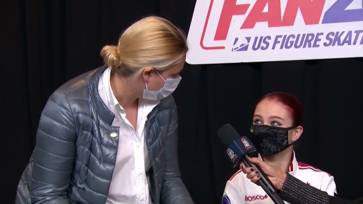 Alexandra Trusova / Skate America 2021 nbc Winner's Interview