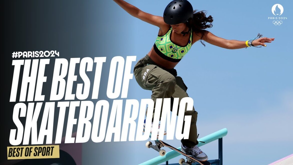 Best Skateboarding Moments at #Paris2024