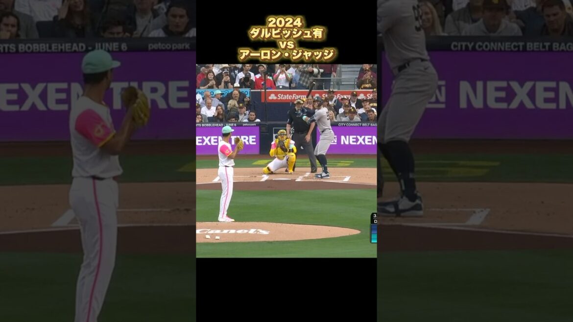 [Darvish]VS Aaron Judge 2024 YU DARVISH AARON JUDGE #shorts