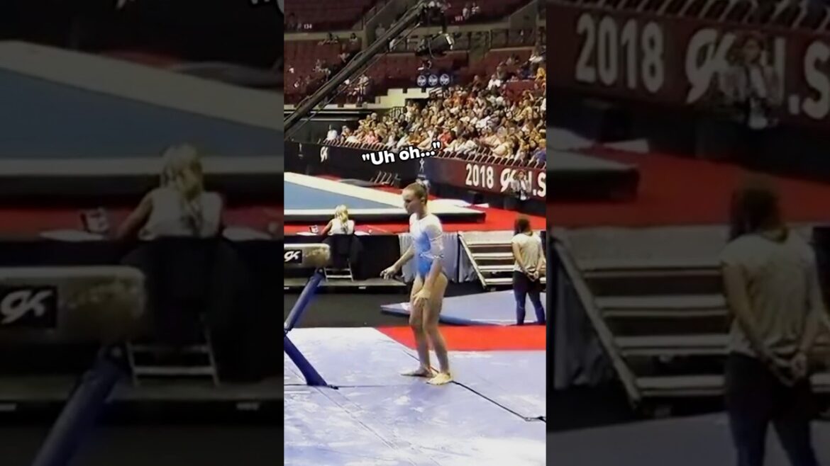 I would quit from embarrassment if I did that😭 #fail #embarassing #beam #gymnastics #olympics