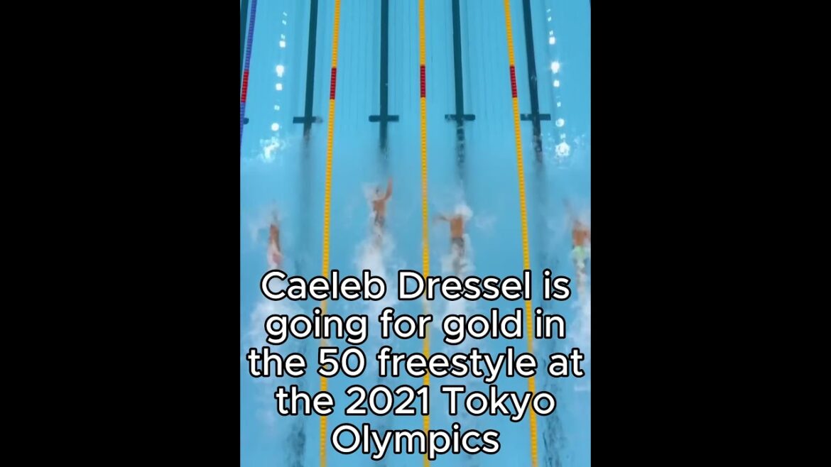 Caeleb Dressel's 50 Freestyle at the 2021 Tokyo Olympics #swimming #olympics #olympicswimming #swim