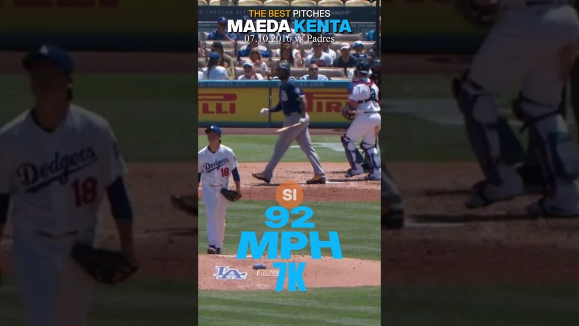 Maeda Kenta, The Best Pitches 07.10.2016 #mlb #dodgers #maedakenta #shoheiohtani #dodgernation