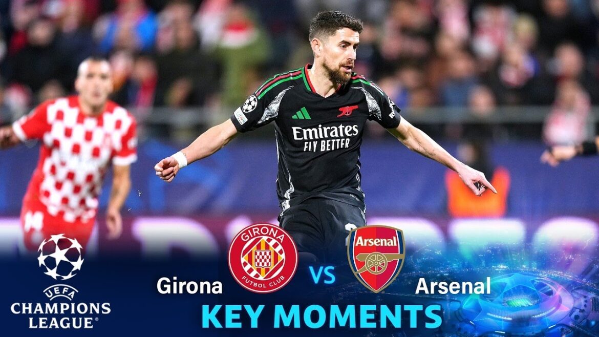 Arsenal Qualify For Champions League Knockouts 🔥 | Highlights | Girona vs Arsenal (1-2) | UCL