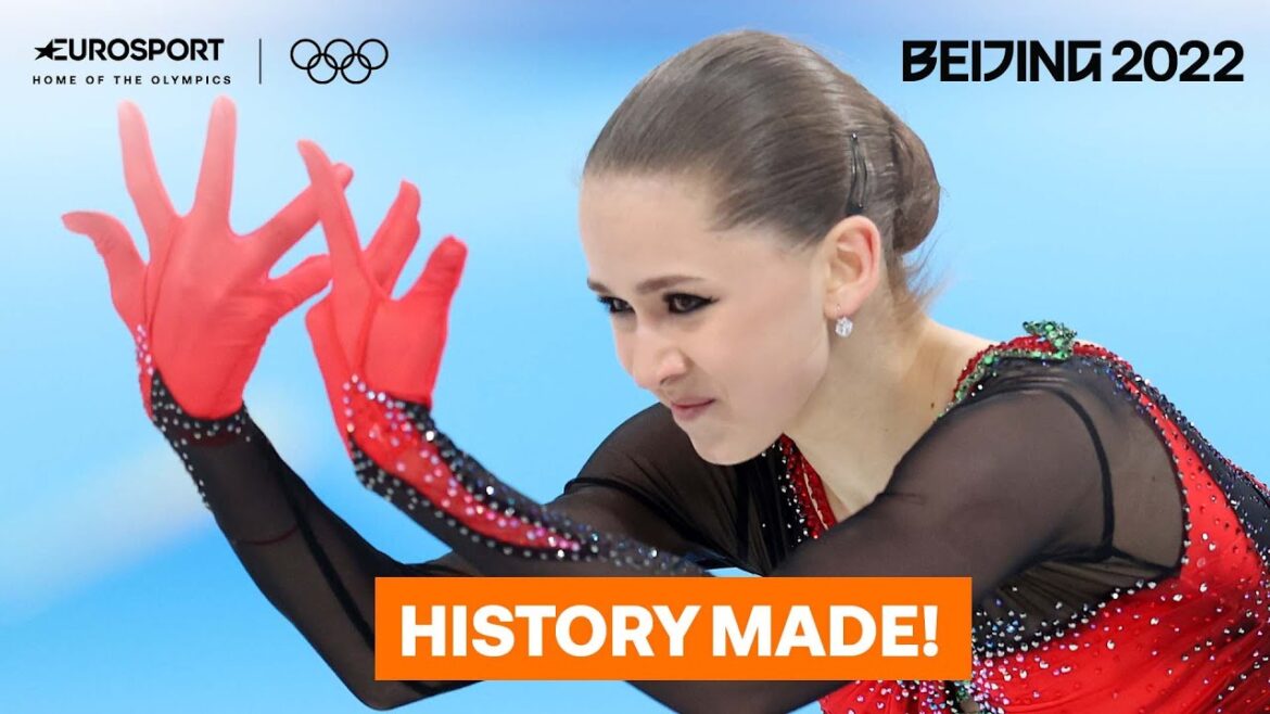 Kamila Valieva Lands Historic Quadruple Jump At Only 15 Years Old | 2022 Winter Olympics Kamila Valieva Lands Historic Quadruple Jump At Only 15 Years Old | 2022 Winter Olympics