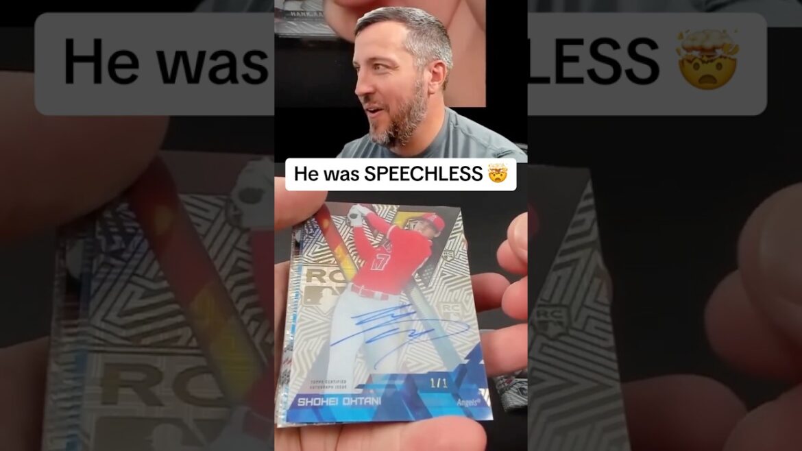 1/1 SHOHEI OHTANI AUTOGRAPH ROOKIE!!! 🤯 Pull of a LIFETIME!