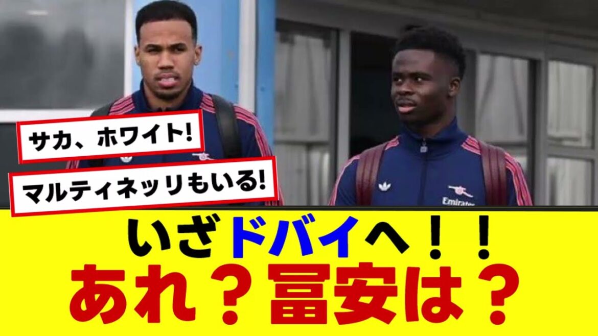 [Arsenal]Let's head to Dubai! Huh? Is Tomiyasu there? ?