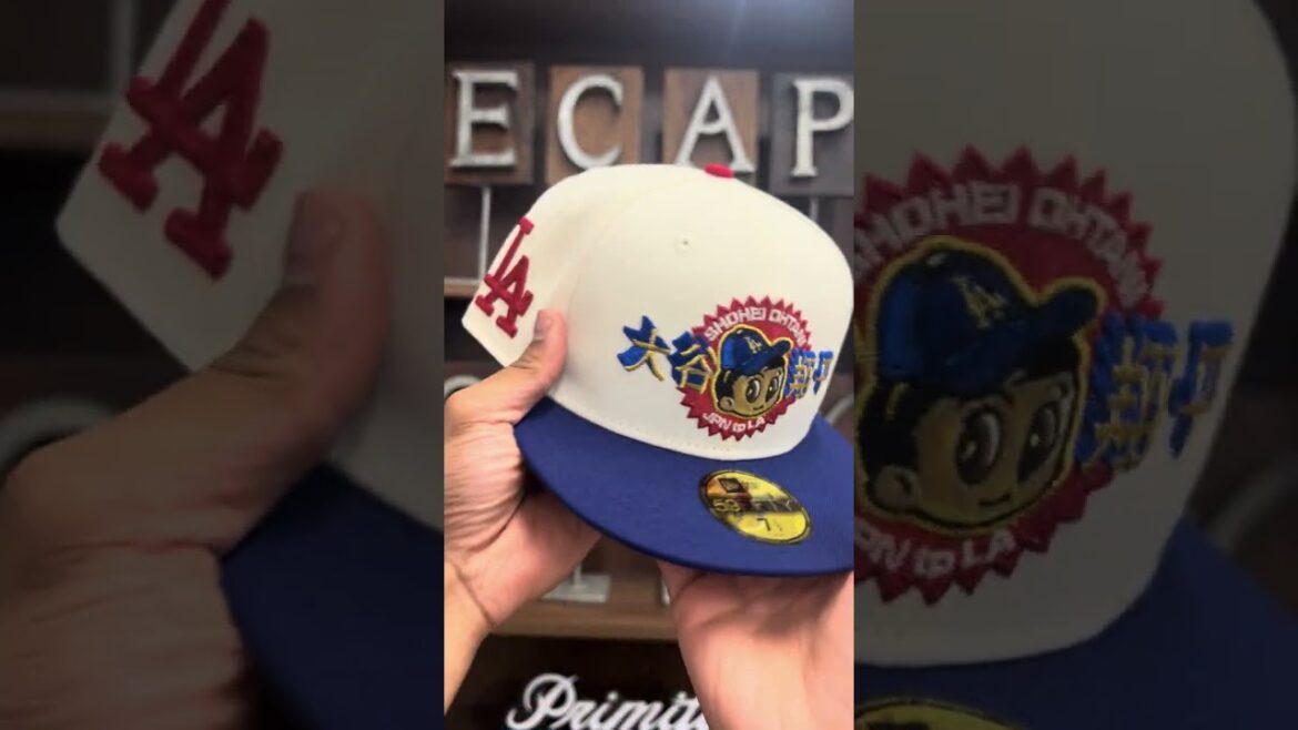Los Angeles Dodgers Ohtani LA Patch (Chain Stitch) New Era 59Fifty Fitted Hat Los Angeles Dodgers Ohtani LA Patch (Chain Stitch) New Era 59Fifty Fitted Hat