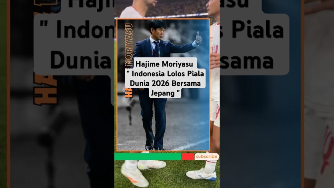 Hajime Moriyasu Indonesian National Team Passed the World Cup accompanying Japan from Group C #TimnasIndonesia