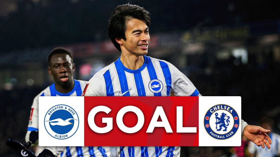 GOAL | Kaoru Mitoma | Brighton 2-1 Chelsea | Fourth Round | Emirates FA Cup 24-25 GOAL | Kaoru Mitoma | Brighton 2-1 Chelsea | Fourth Round | Emirates FA Cup 24-25