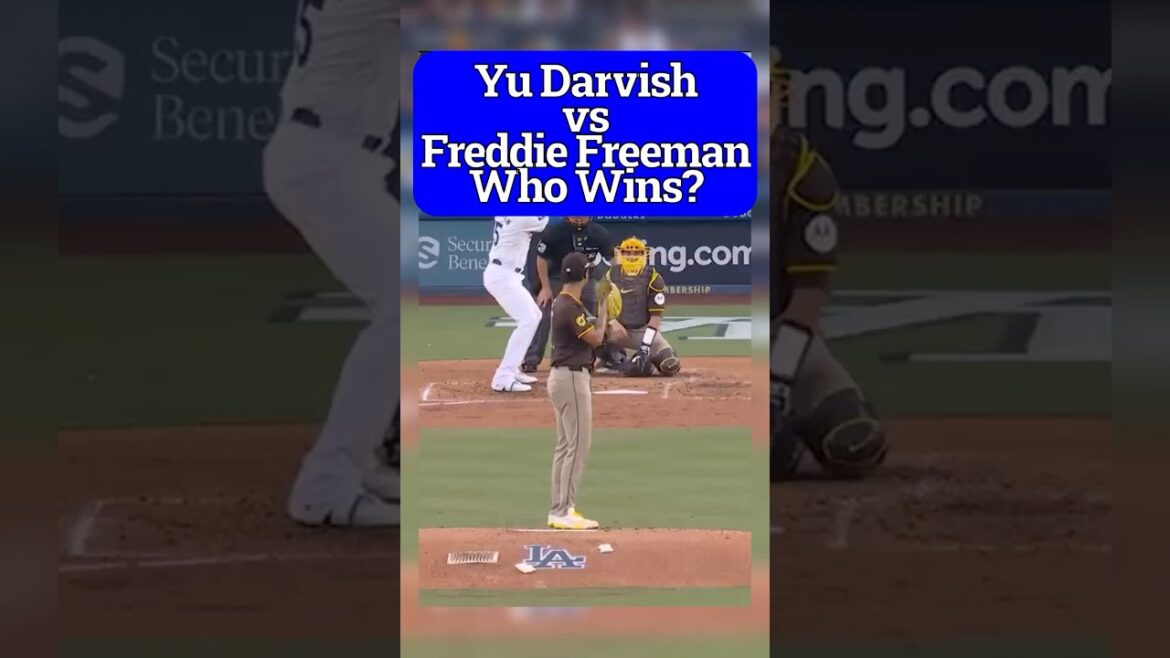 Freddie Freeman vs Yu Darvish. Who Wins? #baseball #mlb