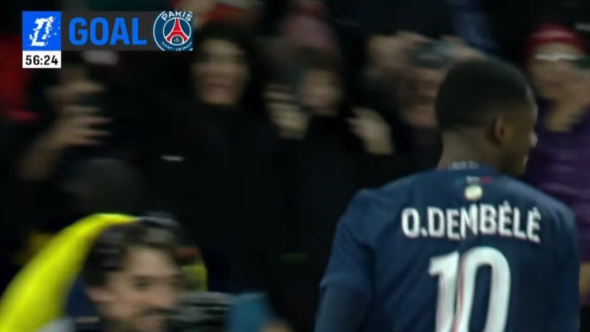 The goal of O. Dembélé | PSG against Monaco 3-1 Report | Ligue 1 2025