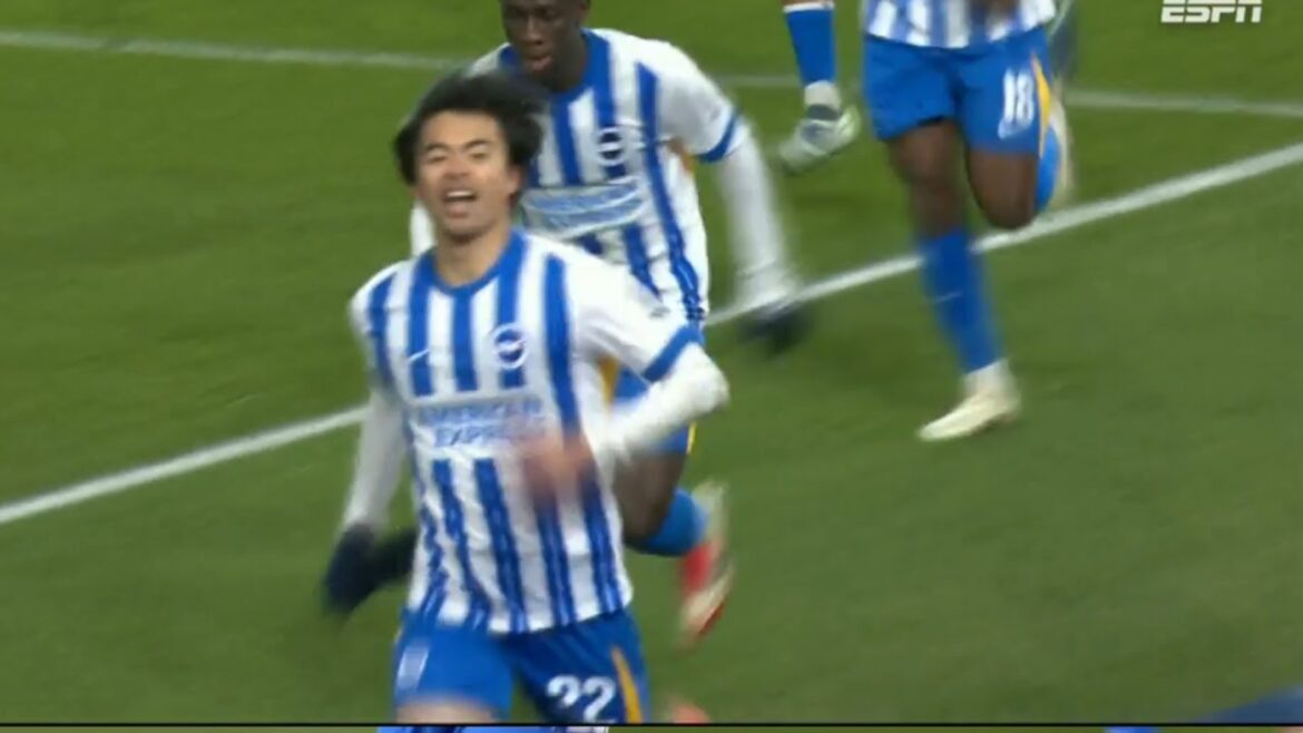 The goal by Kaoru Mitoma | Brighton vs Chelsea 2-1 Review | FA Cup 2025