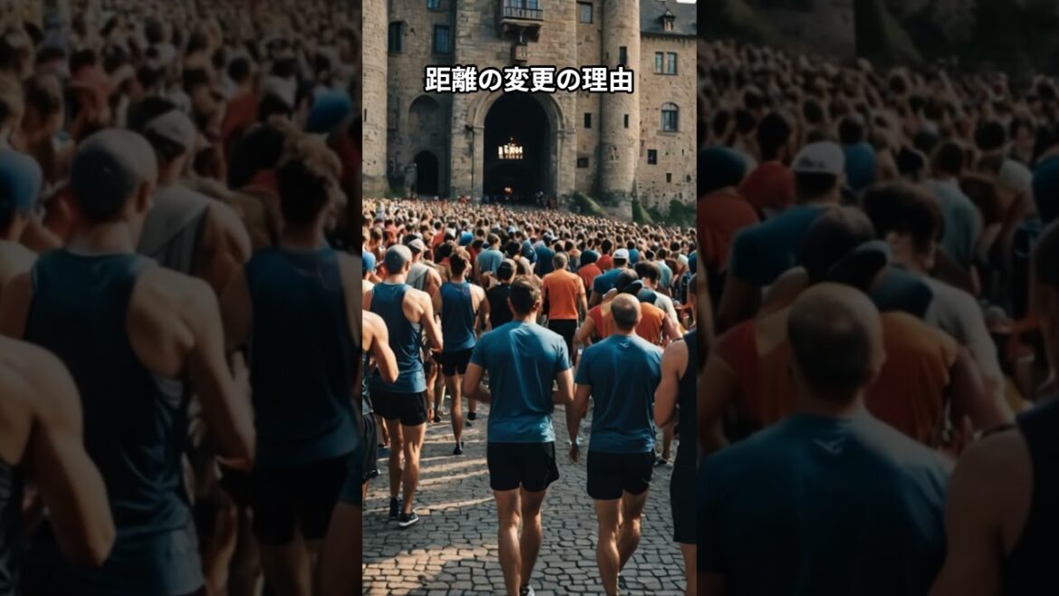 Why is the marathon 42.195km? #shorts #Olympics