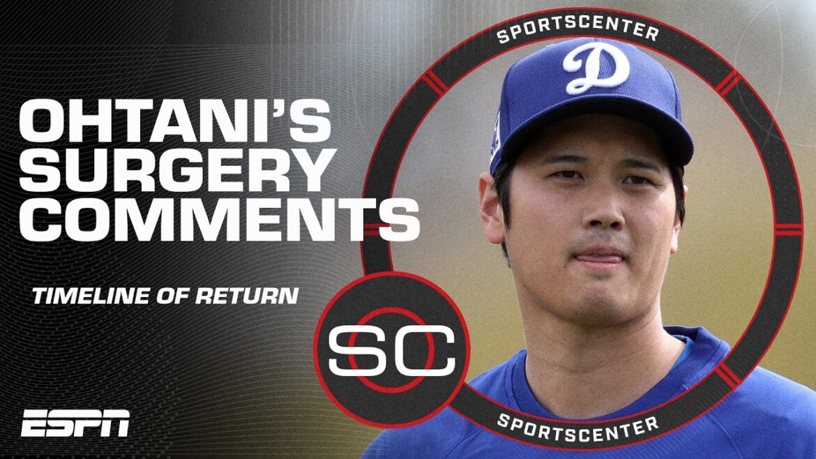Shohei Ohtani speaks on shoulder surgery 👀 Detailing his return to Dodgers' rotation | SportsCenter