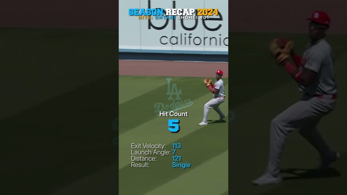 Shohei Ohtani Hits Recap 2024 1 #MLB #ShoHEOHTANI #Dodgers