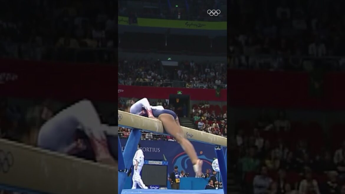 Rate this surprise move from Elvire Teza at Sydney 2000 👀 #Olympics #Sports