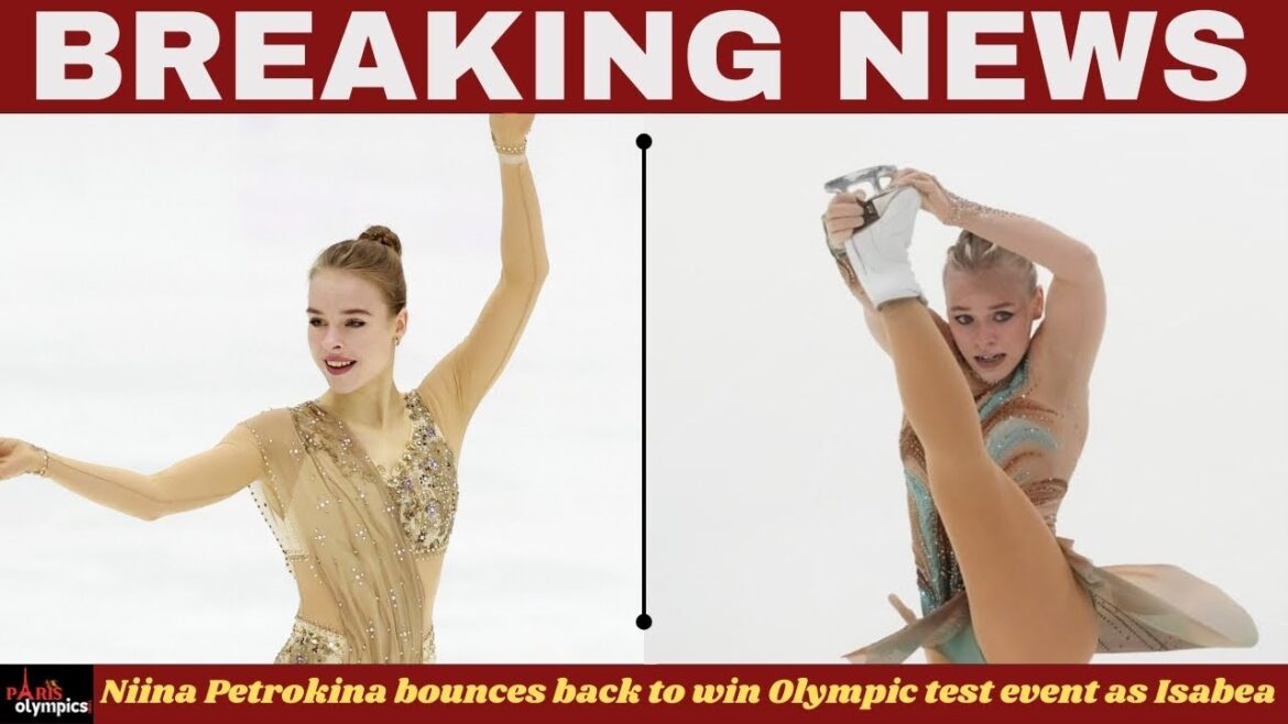 Niina Petrokina bounces back to win Olympic test event as Isabeau Levito finishes second.#olympics Niina Petrokina bounces back to win Olympic test event as Isabeau Levito finishes second.#olympics