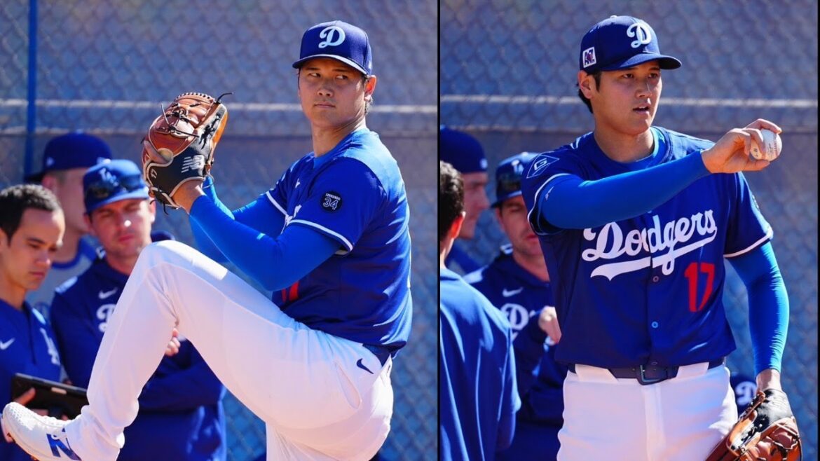 Shohei Ohtani Throws 95 MPH in Bullpen!