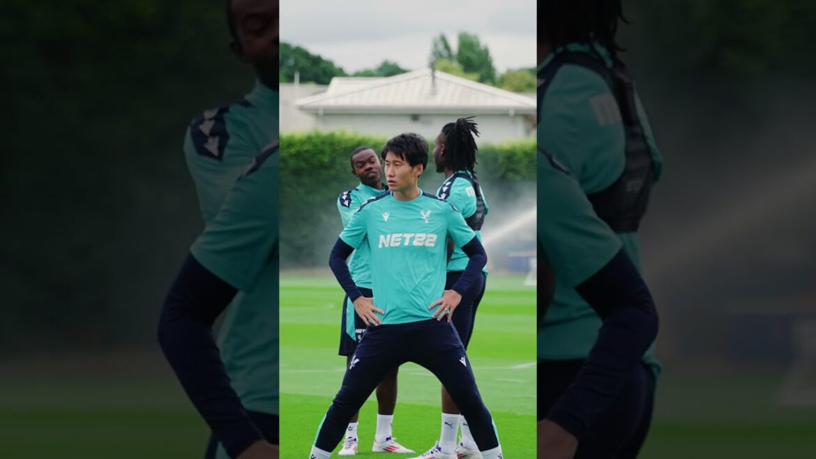Daichi's First Session | CCTV #cpfc #crystalpalace #premierleague