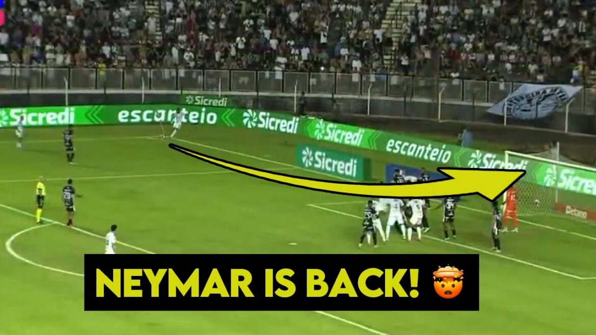 Neymar's INSANE Olympic Goal | GOAL FROM CORNER KICK