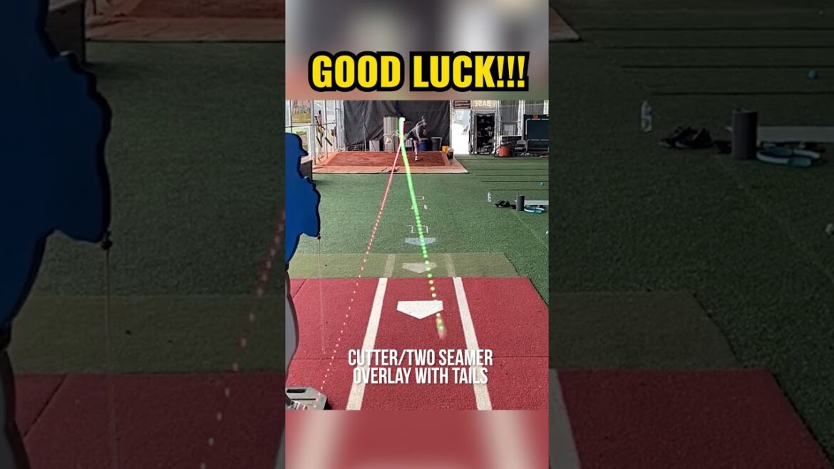 Yu Darvish, Cutter & Two Seamer, Individual Pitches + Overlay with tails.