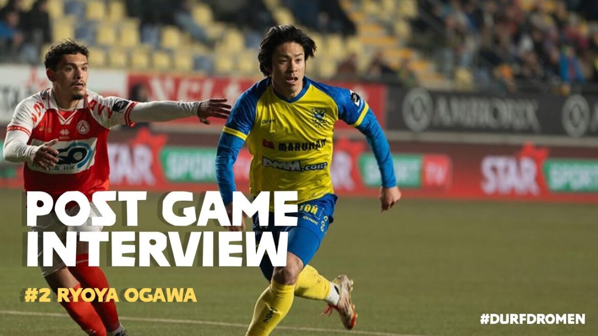 [Sint Troyden]Ogawa Ryoya's post-match interview (Round 28 match against Colt Lake)