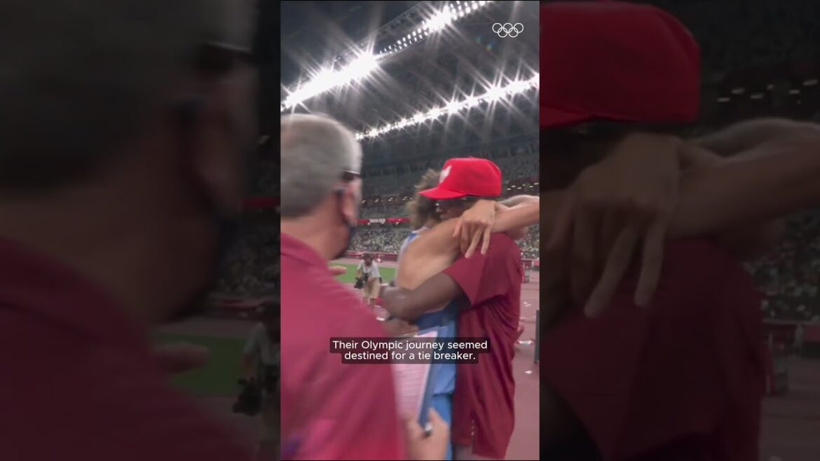 A shared gold! ❤️ #MoreThanSport #Olympics #Sports #Athletics