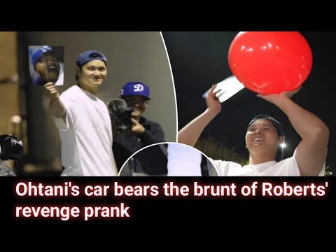 OHTANI GETS PRANKED! Dave Roberts Revenge Prank on Ohtani’s Car #ShoheiOhtani #DaveRoberts #PrankWar OHTANI GETS PRANKED! Dave Roberts Revenge Prank on Ohtani's Car #ShoheiOhtani #DaveRoberts #PrankWar