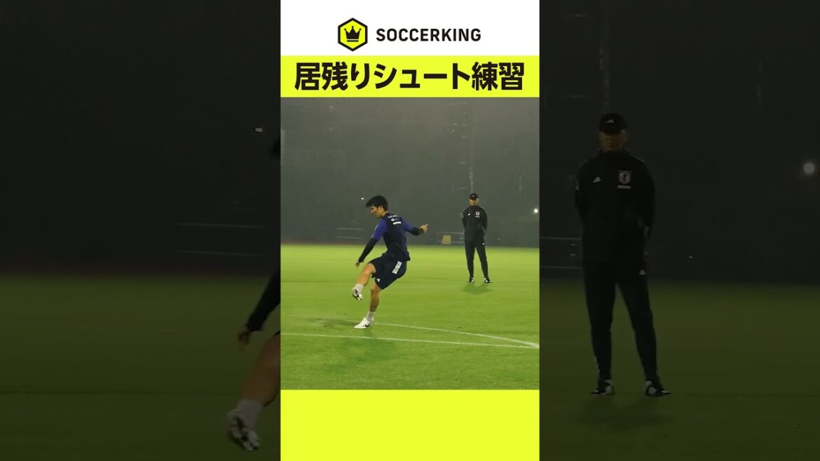 [Japan National Team]Tanaka Aoi stays behind with coach Nanami and practices shooting one-on-one