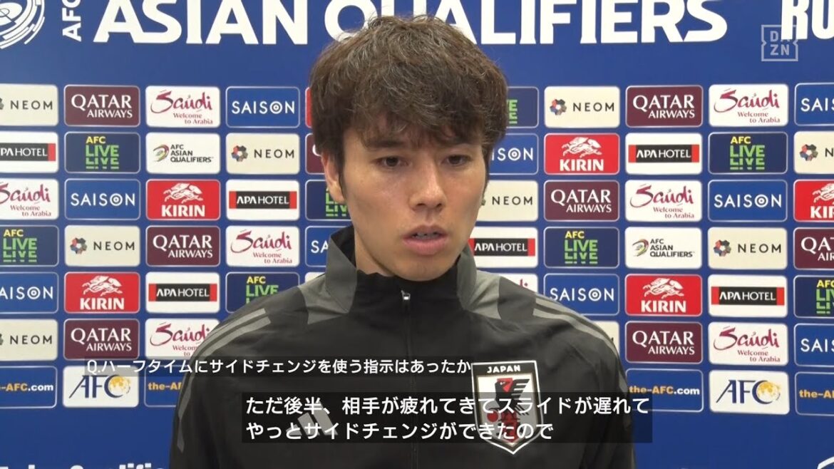 [Tanaka Aoi | Comments after the match]"In the first half, the opponent was exhausted and the result was a good way to the second half" | AFC Asia Final Qualifier Round 6 China x Japan