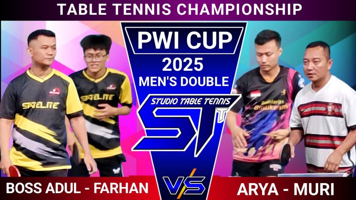 Boss Adul / Farhan Satellite 🆚 MURI / Arya PSG Table Tennis Championship Men’s Double PWI Cup 2025 Boss Adul / Farhan Satellite 🆚 MURI / Arya PSG Table Tennis Championship Men's Double PWI Cup 2025