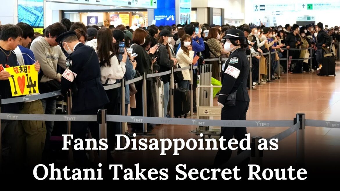 Shohei Ohtani’s Tokyo Arrival Sparks Chaos – Fans React! | AD1G