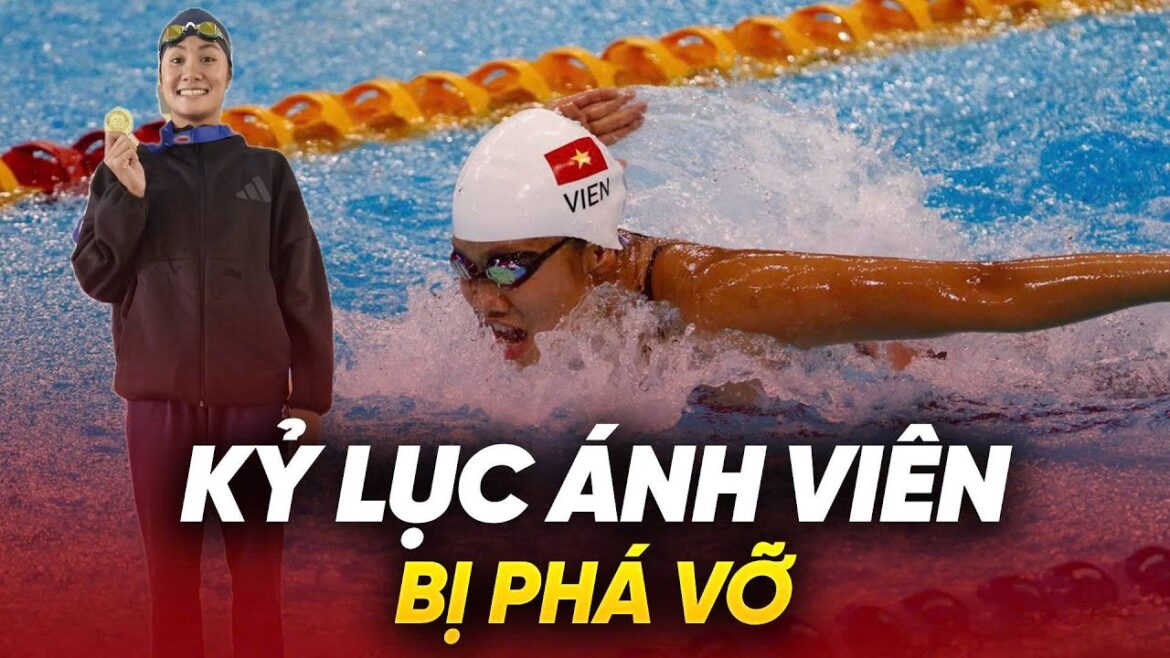 The swimming player of My Tien Olympic Games broke the 12 -year record of the legendary Anh Vien The swimming player of My Tien Olympic Games broke the 12 -year record of the legendary Anh Vien