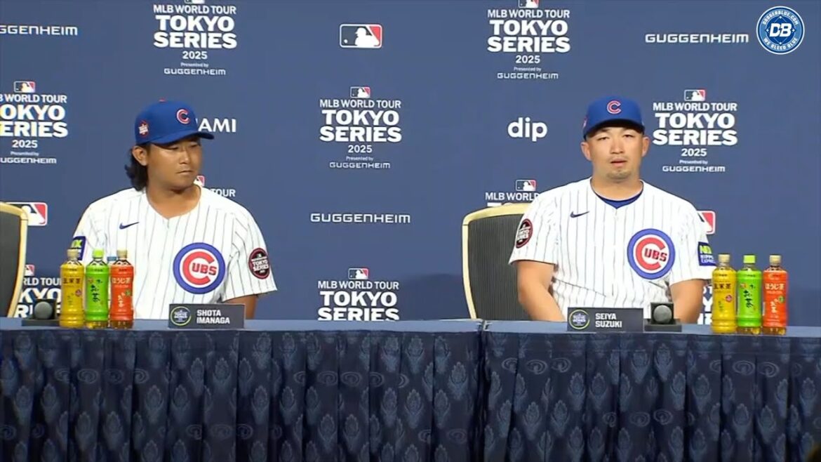 Tokyo Series: Shota Imanaga & Seiya Suzuki discuss hosting party for Cubs, playing in Japan & more