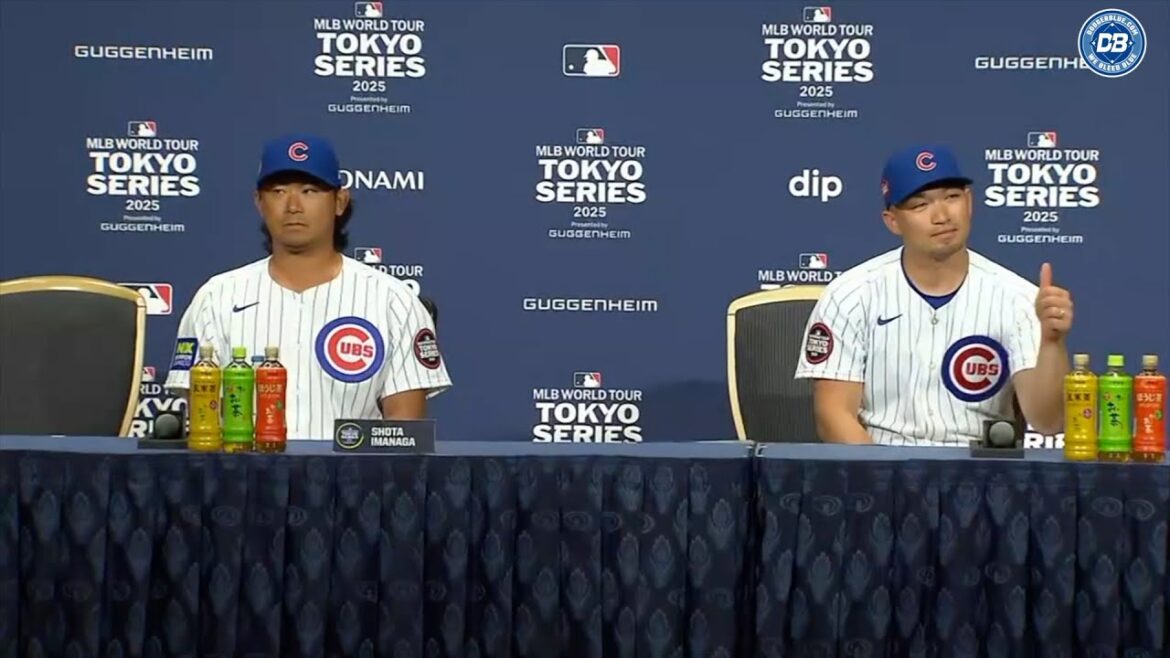 Tokyo Series: Imanaga Shota & Seiya Suzuki press conference in Japanese