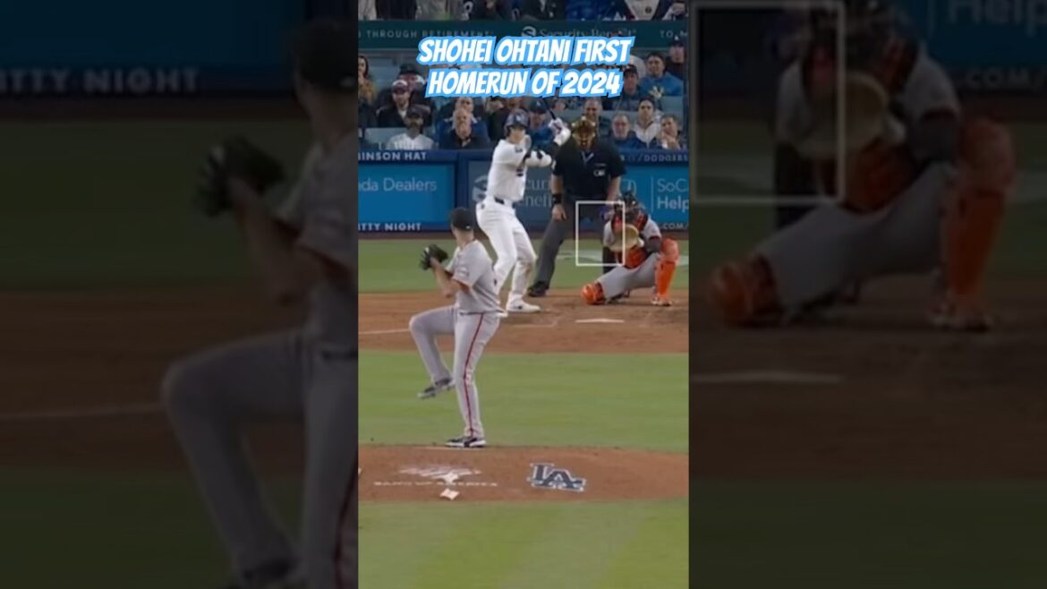 Shohei Ohtani First Homerun of 2024 Shohei Ohtani First Homerun of 2024