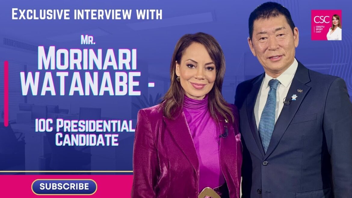 “I have a plan to organize the Olympic Games on five continents at the same time” -Morinari Watanabe "I have a plan to organize the Olympic Games on five continents at the same time" -Morinari Watanabe