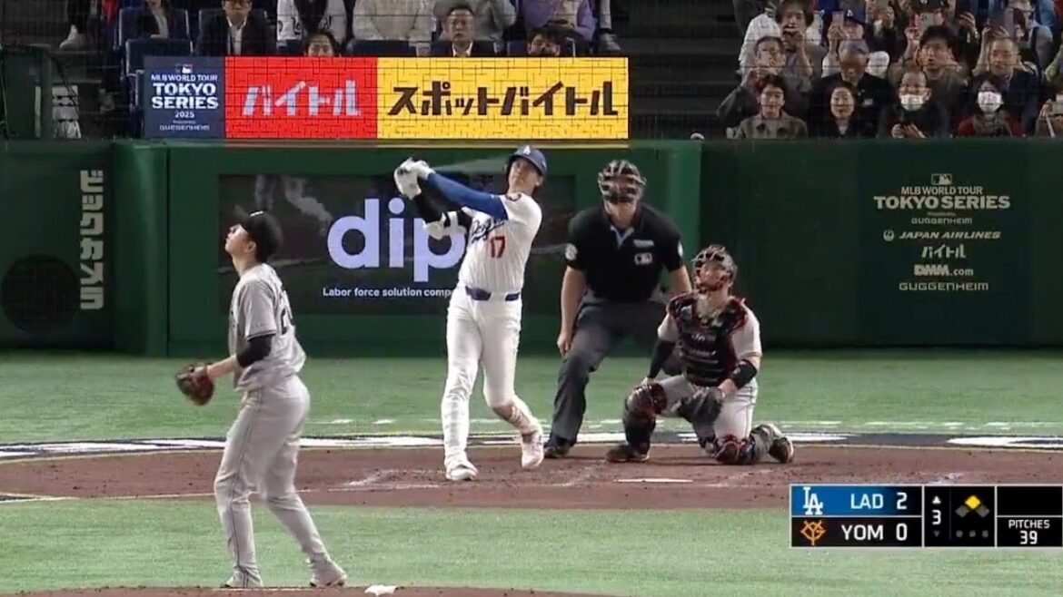 Shohei Ohtani HOMERS In Japan at the Tokyo Dome!