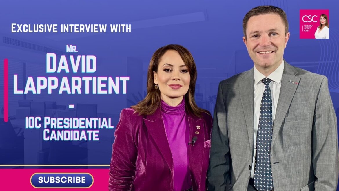 "Africa deserves the Olympic Games"-said David Lappartient in an exclusive interview I made with him