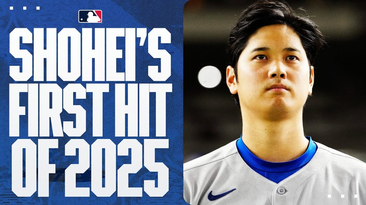Shohei Ohtani's FIRST HIT of the 2025 season! | Shohei Ohtani Highlights