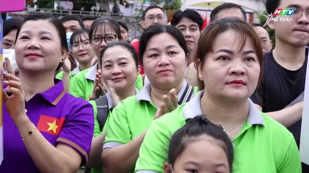 Exciting day running Olympic health for the whole people of District 5 | Sports 365 | HTV Sports