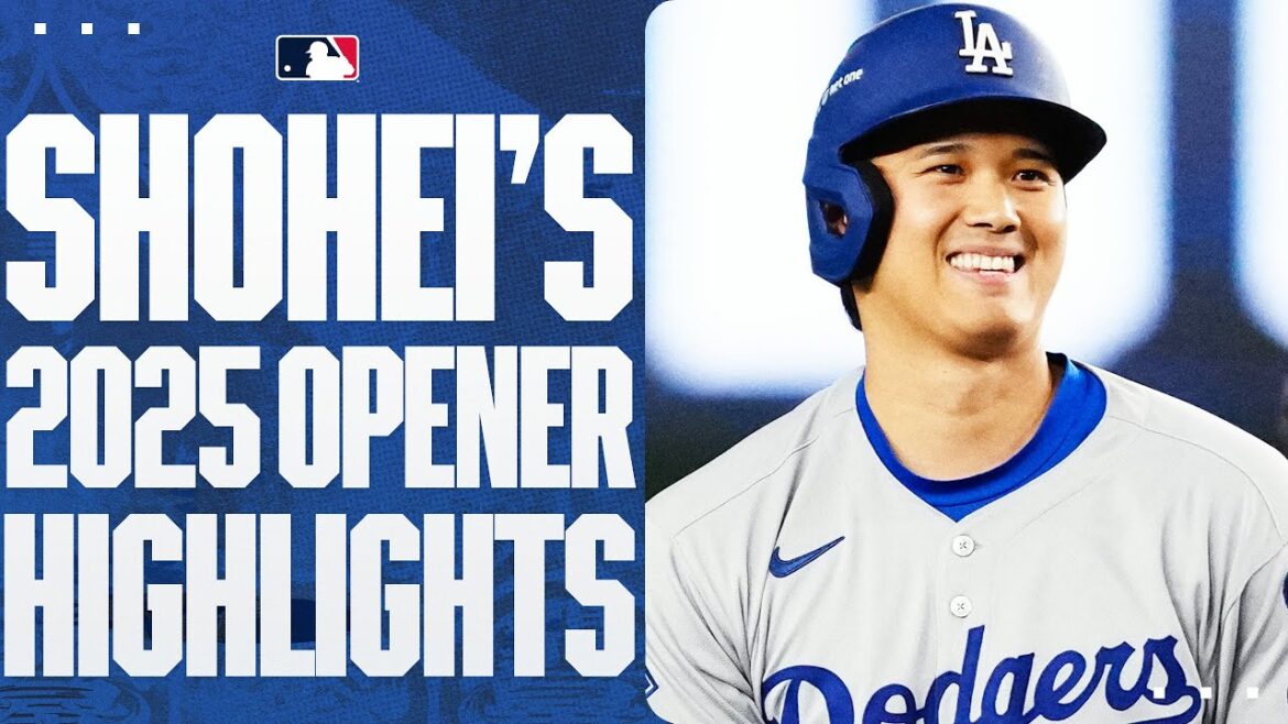 HIGHLIGHTS: Shohei Ohtani opens his 2025 season with 2 hits! (Tokyo Series highlights) | Otani Shohei Highlights