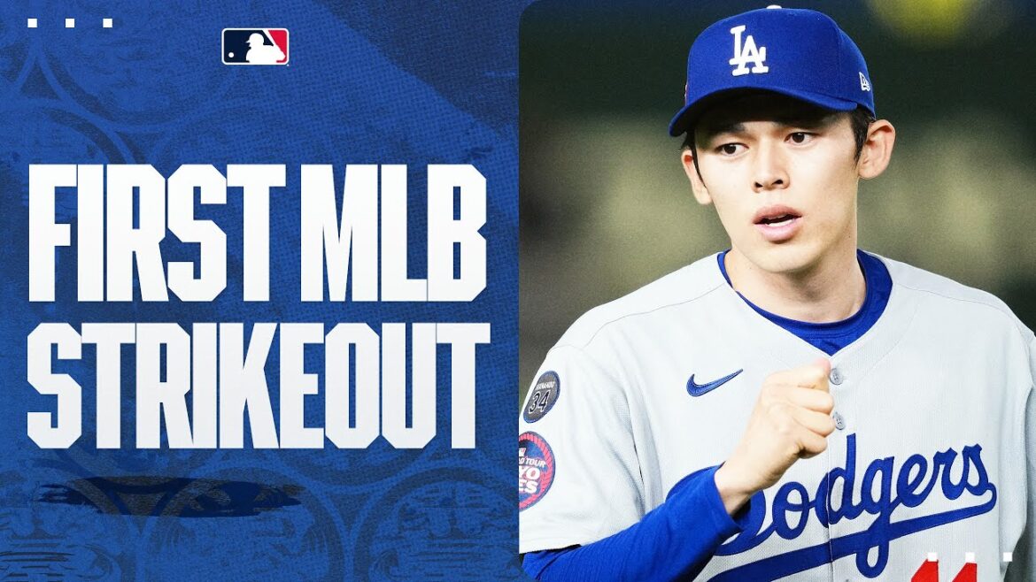 Roki Sasaki strikes out Seiya Suzuki for his FIRST CAREER MLB K! | Sasaki Roki Highlights