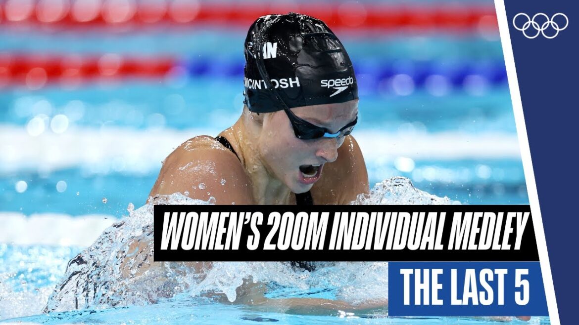 🏊‍♀️ The last five Women's 200m individual medley 🥇