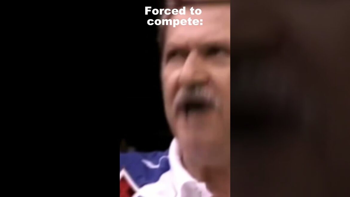 Forced to compete on a broken ankle 😔🏅 #Gymnastics #Olympics #ThenVsNow #KerriStrug #SimoneBiles