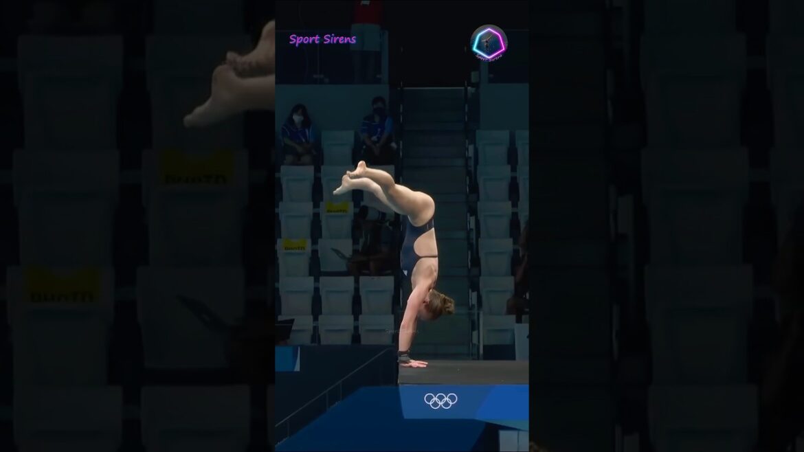 Astounding Dive 🥰 Armstand dive by Lois Tulson #shorts #diving
