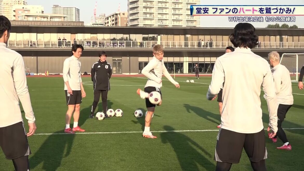 [Japan Soccer National Team]Doan Ritsu grabs the hearts of fans! ｜FIFA World Cup 26 Asia Final Qualifier